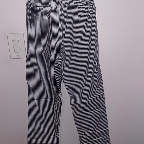 Brandy Melville Women's White and Blue Trousers - Picture 3 of 4